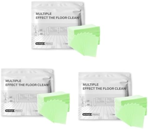 Floor Cleaning Tablets, Multi-Effect Floor Clean Tablets, Mop Soap Scented Cleaning Sheets For Mop & Bucket, Multi-Surface Cleaning Supplies For Living Room Bedroom Daily Maintenance by Unknown