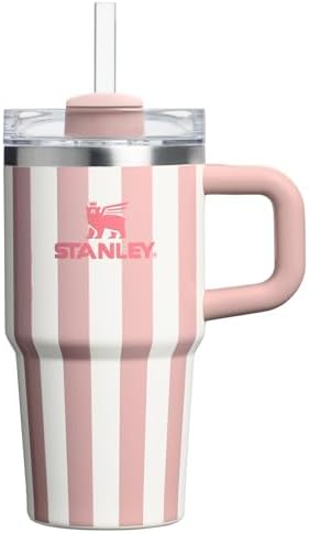 STANLEY Quencher H2.0 Flow State Tumbler, 20 oz, Peach Whip Cabana Gloss by Unknown