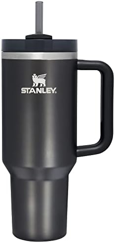 STANLEY Quencher H2.0 Flow State Tumbler, 40 oz, Black Glow by Unknown