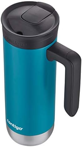 Contigo Superior 2.0 Stainless Steel Travel Mug with Handle Leak-Proof Lid Double-Wall Insulation for Hot & Cold Beverages, 20oz, Juniper, Ideal for Commuting and Travel - Image 3