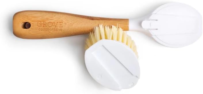 Grove Co. Dish Brush Refills, 2 Replacement Heads for Bamboo Scrub Brush - Image 3