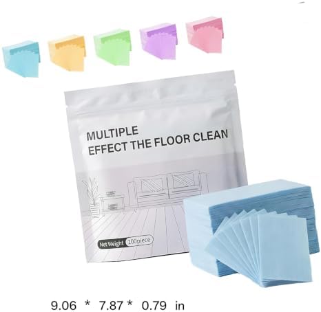Floor Cleaning Tablets 100 Count Dissolvable Sheets for Hardwood Tile Laminate Vinyl Concentrated Deep Solution Space Saving Mop Refills Meets everyday needs - Image 2