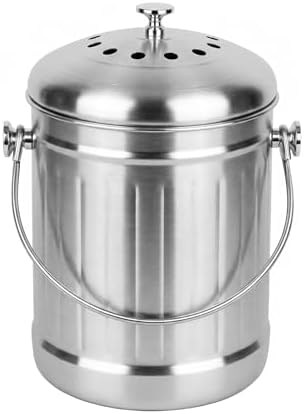 1.3 Gal Kitchen Countertop Compost Bin Countertop Composter by HomeKitchenEssentials