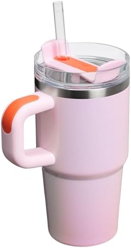 STANLEY Quencher H2.0 Flow State Tumbler, 20 oz, Rose Petal Shimmer - Image 3