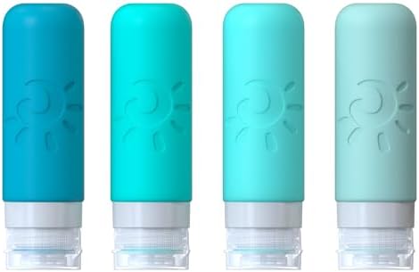 Zafit Travel Bottles for Toiletries, TSA Approved Travel Containers 3oz Leak Proof Travel Tubs Refillable Liquid Travel Accessories for Shampoo Conditioner Lotion Body Wash(Multicolored H) - Image 2
