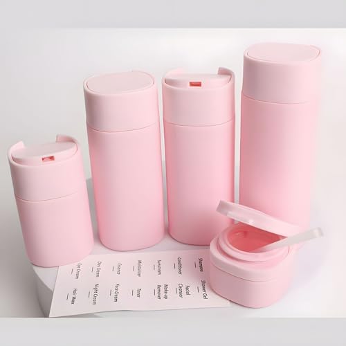 5pcs Travel Cream Dispenser Bottles Set Travel Bottles Toiletry Containers Set, TSA Approved, Travel Essentials - Image 6