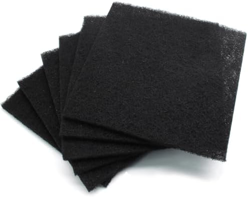 Biaungdo 6 Pack 5 Inch Square Charcoal Filter, Black Compost Bin Filters - Image 7