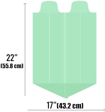 BEIDOU-PAC 3 Gallon Flap Tie Compostable Trash Bags, 100 Count Small Compost Garbage Bags, Food Scrap Waste Bags for Countertop Bin, ASTM D6400, US BPI Certified - Image 2