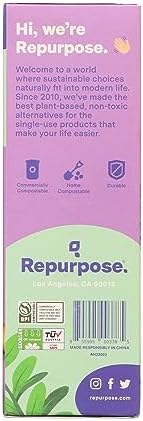 Repurpose, Compostable 13 Gallon Tall Kitchen Bags, 12 Count - Image 2