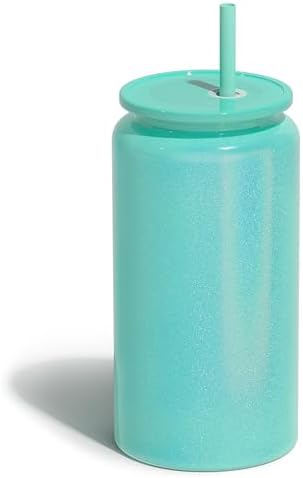 16 oz Tumbler, Insulated Tumbler with Straw, Iced Coffee Tumbler by UIRZOTN