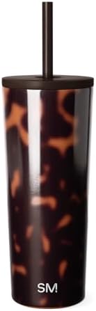 Simple Modern Iced Coffee Tumbler, Insulated | 24oz | Tortoise by Unknown