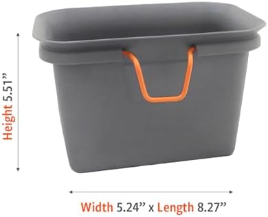 Full Circle Counter Catcher Compost Bin, Fits in Freezers, Slate - Image 6