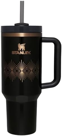 Stanley Quencher H2.O FlowState™ Tumbler 40 oz Black Gloss Deco by Unknown