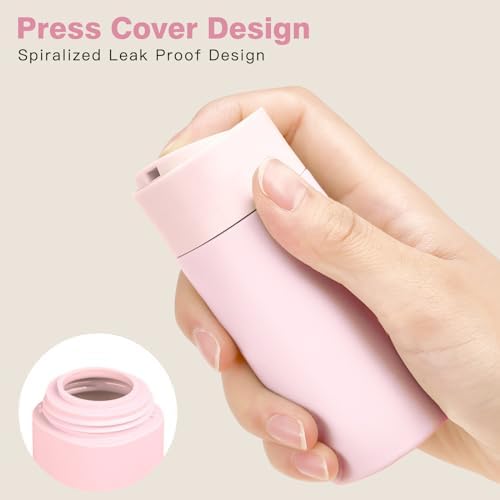 Travel Bottles for Toiletries, 5 Pack Travel Size Containers, TSA Approved Leak Proof - Silicone Toiletry Containers with Clear Bag for Shampoo, Conditioner & Lotion, Travel Essentials - Image 2