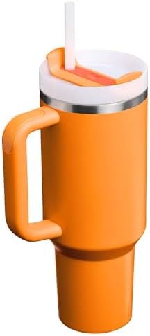 STANLEY Quencher H2.0 Flow State Tumbler, 40 oz, Goldenrod Coral - Image 3