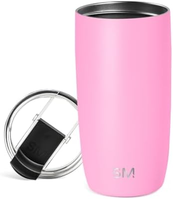 Simple Modern Travel Coffee Mug with Lid | 16oz | Pink by Unknown