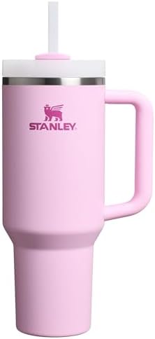STANLEY Quencher H2.0 Flow State Tumbler, 40 oz, Cherry Blossom by Unknown