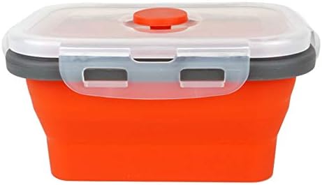 CCyanzi ECOmorning 3 Piece Silicone Food Storage Containers Collapsible Silicone Bowl with Airtight Silicone Lids, Collapsible Lunch Box - Microwave, & Freezer Safe, 350ML - Image 6
