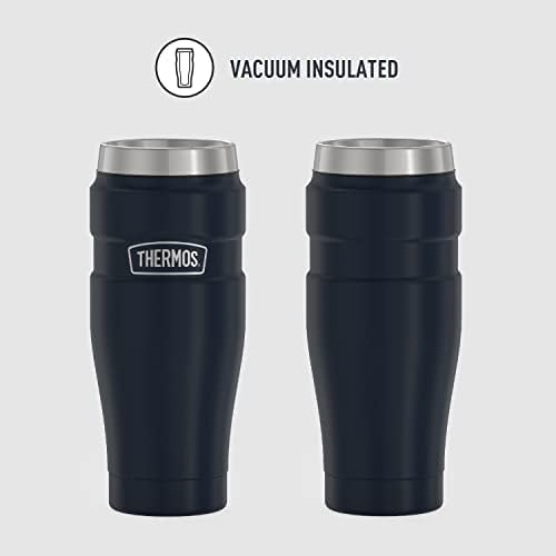 THERMOS Stainless King Travel Tumbler, 16 Ounce, Vacuum-Insulated | Midnight Blue | Pack of 4 - Image 2