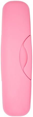 RADIUS Toothbrush Original Big Brush, BPA Free ADA Accepted - Left Hand - Pink Brush with Pink Case - Image 2