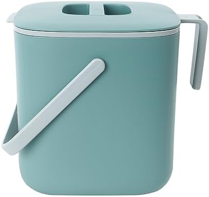 Blue Ginkgo Kitchen Compost Bin, 2.6L Countertop Compost Bin, Green by BLUEGINKGO