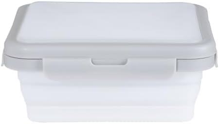 Reusable Silicone Food Storage Container with Lid Avocado Saver(6.5 cups/0.4 gal), Onion Keeper, Silicone Kitchen Organizers for Fridge by MageCrab