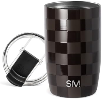 Simple Modern Travel Coffee Mug with Lid | 12oz | Checkered by SimpleModern