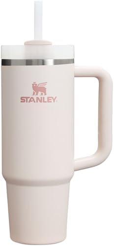 STANLEY Quencher H2.0 Tumbler with Handle and Straw 30 oz | Flowstate 3-Position Lid | Cup Holder Compatible for Travel | Insulated Stainless Steel Cup | BPA-Free | Rose Quartz 2.0 by Unknown