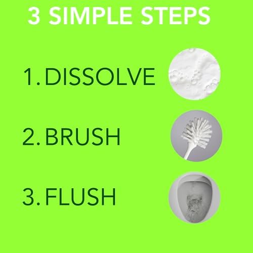 Natural Toilet Bowl Cleaner Strips, Unscented, Eco-friendly, Non-toxic, Septic Safe, Removes Odors & Stains, Plastic-free, Toilet Bowl Cleaner for Quick and Easy Cleaning (180 count) - Image 3
