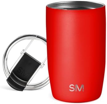 Simple Modern Travel Coffee Mug with Lid | 12oz | Red by Unknown