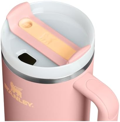 STANLEY Quencher H2.0 Flow State Tumbler, 40 oz, Peach Rose - Image 2