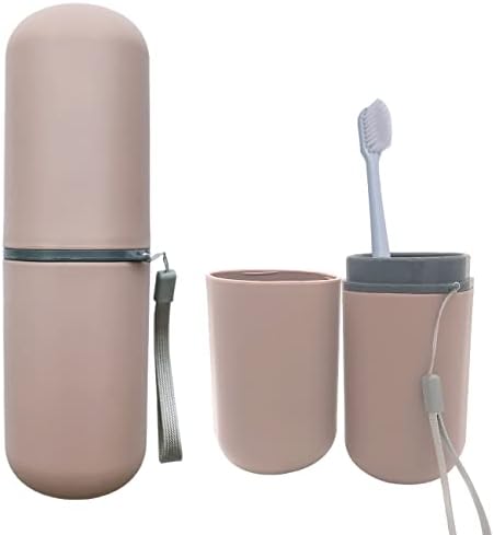 Travel Toothbrush Case, Toothbrush Holder Travel Case Portable Toothbrush Travel Container for Bathroom Travel School Business Camping Toothbrush Case for Traveling by HEIPINIUYE