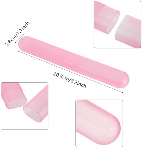 MingTa Set of Six Multicolored Travel Toothbrush Cases - Breathable, Clear & Portable Holders for Home, Travel & Camping Trips - Image 6