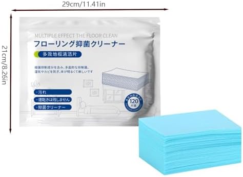 120 Pieces Floor Cleaning Tablets Sheets, Dissolvable Multi-Surfaces Floor Cleaning Tablets, For Laminate Hardwood Wall Tiles Bedroom Kitchen Office - Image 5
