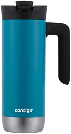 Contigo Superior 2.0 Stainless Steel Travel Mug with Handle Leak-Proof Lid Double-Wall Insulation for Hot & Cold Beverages,20oz,Juniper,Ideal for Commuting and Travel,(Pack of 4) - Image 2