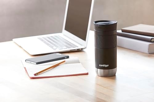 Contigo Byron Vacuum-Insulated Stainless Steel Travel Mug with Leak-Proof Lid Reusable Coffee Mug or Water Bottle BPA-Free 16oz Licorice Keeps Beverages Hot for 6 Hours or Cold for 12 Hours - Image 5