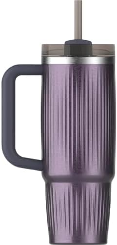 STANLEY Quencher H2.0 Tumbler with Handle and Straw 30 oz | Flowstate 3-Position Lid | Cup Holder Compatible for Travel | Insulated Stainless Steel Cup | BPA-Free | Fluted Wisteria Shine - Image 3