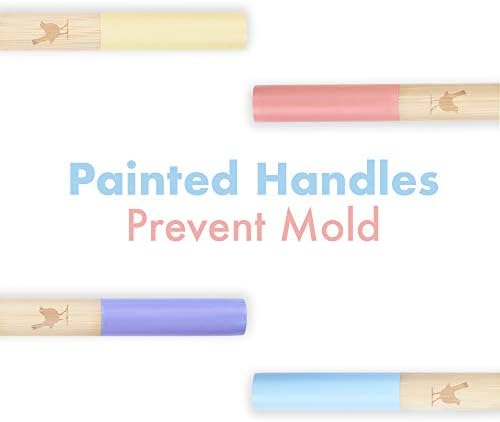Kids Bamboo Toothbrush with Soft Bristles - Image 5