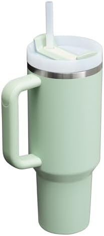 STANLEY Quencher H2.0 Flow State Tumbler, 40 oz, Matcha Cream - Image 2