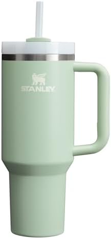 STANLEY Quencher H2.0 Flow State Tumbler, 40 oz, Matcha Cream by Unknown