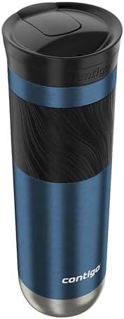 Contigo Byron 2.0 Stainless Steel Travel mug with Snapseal Lid and Grip, 24oz, Blueberry, BPA Free and Leak Proof - Image 3
