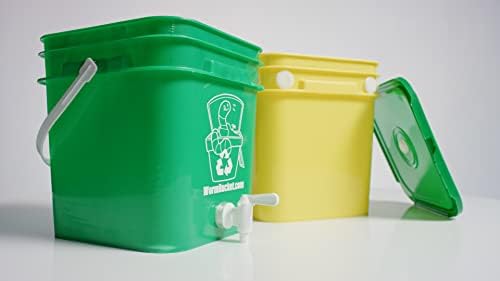 Worm Bucket Indoor Composting Starter Kit – Small 10Q Worm Farm for Classrooms, Homeschool, and Apartments – Educational Soil Project - Make Organic Worm Castings & Worm Tea - Image 3