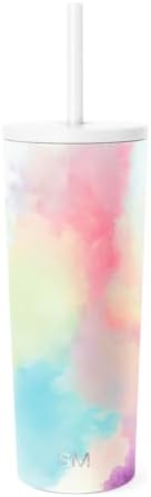 Simple Modern Iced Coffee Tumbler, Insulated | 24oz | Tie Dye by Unknown