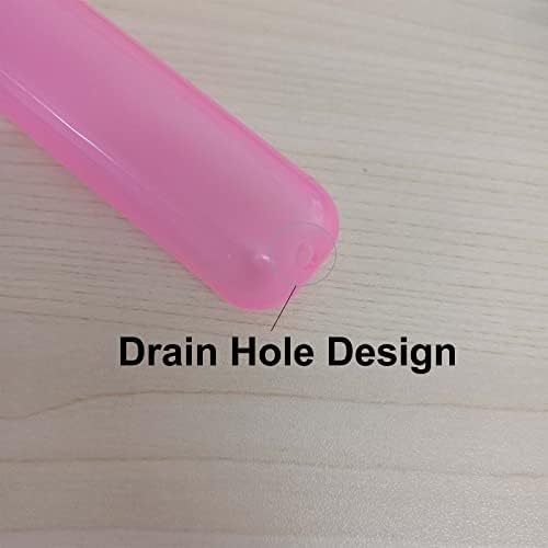 Medsuo 4 PCS Plastic Toothbrush Cases, Travel Toothbrush Holder - Image 4
