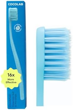 Cocobrush Ultra Soft Manual Toothbrush by COCOLAB, Pool Blue by Cocolab