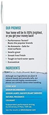DAZZ Natural Cleaning Tablets - Window & Glass Cleaner Refill Pack - Makes (4) 32oz Bottles - Just Add Water - Image 6