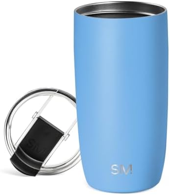 Simple Modern Travel Coffee Mug with Lid | 16oz | Blue by Unknown