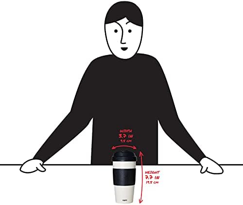 Copco 5237160 Reusable, Insulated Double Wall Travel Mugs 16-ounce White/Black, 2 Count (Pack of 6) - Image 4