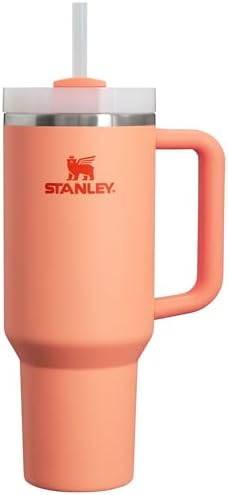 STANLEY Quencher H2.0 Flow State Tumbler, 40 oz, Nectarine by Unknown