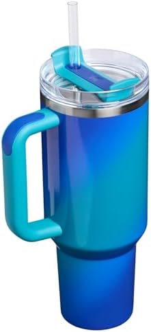 STANLEY Quencher H2.0 Flow State Tumbler, 40 oz, Sea Glass Aura - Image 3